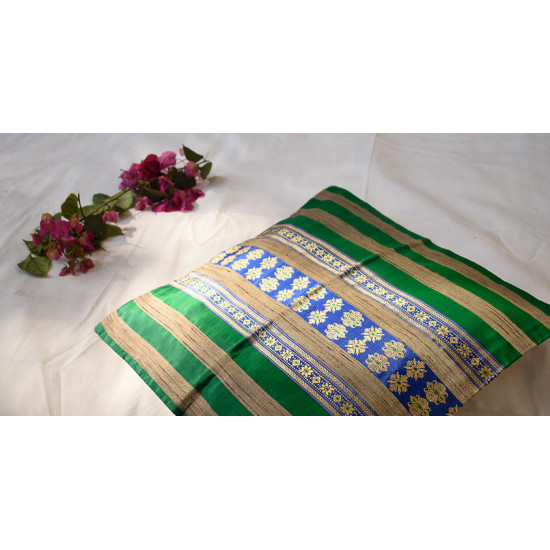 सौमनस | Saumanas ☘ Baluchari Cushion { 31 }  { 16 X 16 inch }